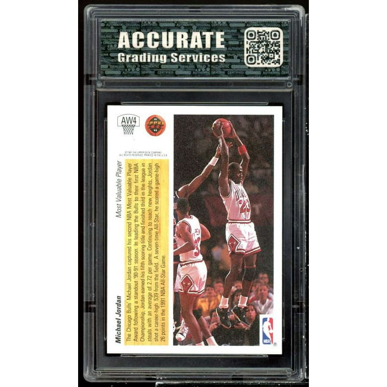 Michael Jordan Card 1991-92 Upper Deck Award Winner