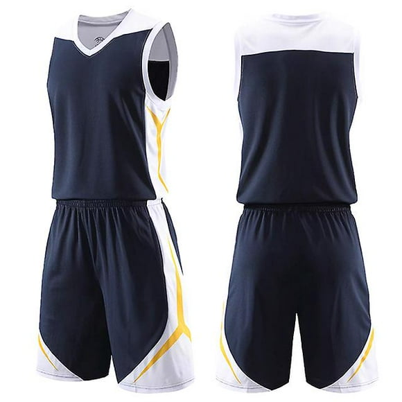 Basketball Jersey Set Clothes * Adult / Children's Models (navy Blue)