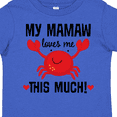 thumbnail image 4 of Inktastic Mamaw Loves Me Grandson Gift Boys or Girls Toddler T-Shirt, 4 of 5