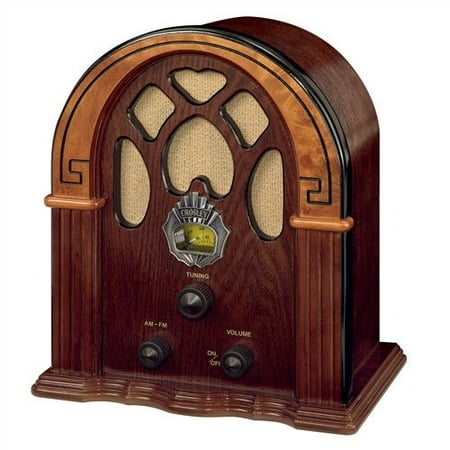 Crosley Electronics Old-fashioned Companion Walnut/Burl Radio