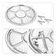 thumbnail image 4 of Rejilla de vapor de acero inoxidable con soporte, bandeja para olla de 8.6 pulgadas, tono plateado, 4 of 5