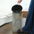 thumbnail image 2 of Vintage Metal Step On Trash Can With Lid 4.5 Gallon Farmhouse Rustic Garbage Can Waste Bin for Kitchen Bathroom Bedroom Porch, 2 of 9