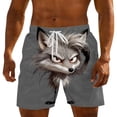 thumbnail image 2 of Pantalones Elásticos de la Cintura de la Playa de Ocio de Verano de los Hombres con Cordón Ajustable, Bolsillo Oculto, Poliéster Ligero para el Uso Casual, 2 of 5