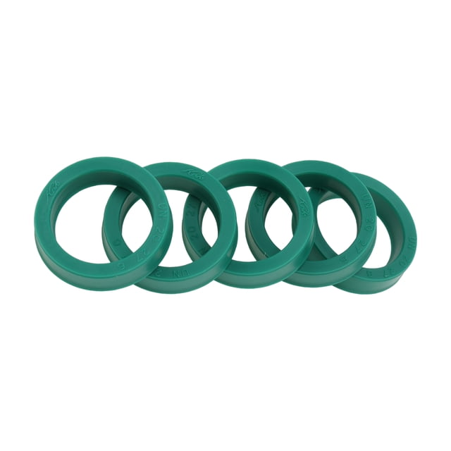 Anillo de Sello de Aceite Universal Unique Bargains Labio UN Sello de Eje Rotativo 20x27x6mm Alta Presión TPU Verde 5 Pcs