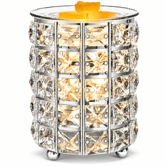 Leyoue Wrought Iron Crystal Wax Melt Warmer Electric Oil Burner Wax Warmer