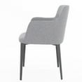 thumbnail image 3 of Williamsburg Mid-century Modern Upholstered Arm Chair, 3 of 5