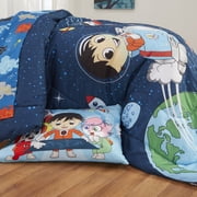 Ryans World Kids Red Titan Twin Sheet Set, Blue, Pocketwatch