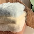 thumbnail image 3 of Minnieouse Suéter suelto con cuello en V para mujer, suéter peludo de manga larga grueso de invierno, jerséis de punto informales a la moda Prendas para la parte del cuerpo Blanco, 3 of 6