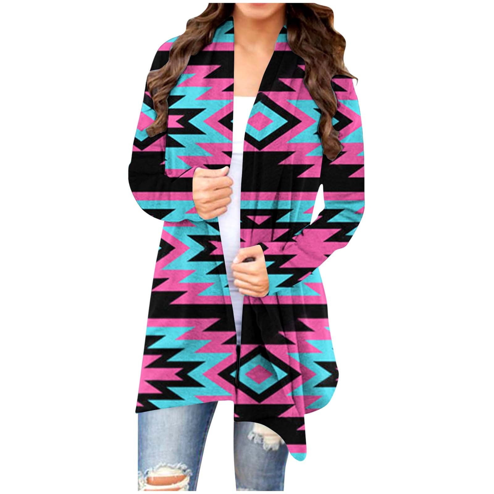 On Clearance RQYYD Duster Cardigan Sweater Women Casual Coat