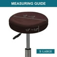 thumbnail image 4 of AIGIA 1 Pack Bar Stool Covers Round Stool Covers With Elastic Bands Slipcover Washable Stool Cushion Covers, 4 of 7