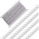 thumbnail image 1 of Adorno de encaje metálico plateado de 5 yardas, 0,9 pulgadas de ancho, trenza ondulada, cinta de encaje decorada con borde veneciano curvo, accesorio de costura para prendas de vestir., 1 of 9