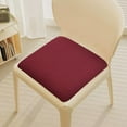thumbnail image 3 of Stretch Chair Seat Covers 1 PCS, Velvet Cushion Covers Washable Seat Cushion Slipcover Dining Room for Hotel, Ceremony, Banquet Wedding Party (6 Color), 3 of 6