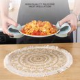 thumbnail image 4 of LCXmlly Oven Mitt Heat Resistant Insulated Glove for Baking Microwave Cooking Kitchen Accessory Mitt, 4 of 6