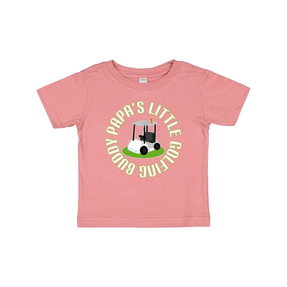 Inktastic Papa's Little Golfing Buddy Boys Baby T-Shirt