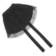 thumbnail image 5 of BRIGHTFUFU Delantal de cintura para mujer con bolsillos medio delantal camarera disfraz delantales para cocina restaurante cafetería negro, 5 of 7