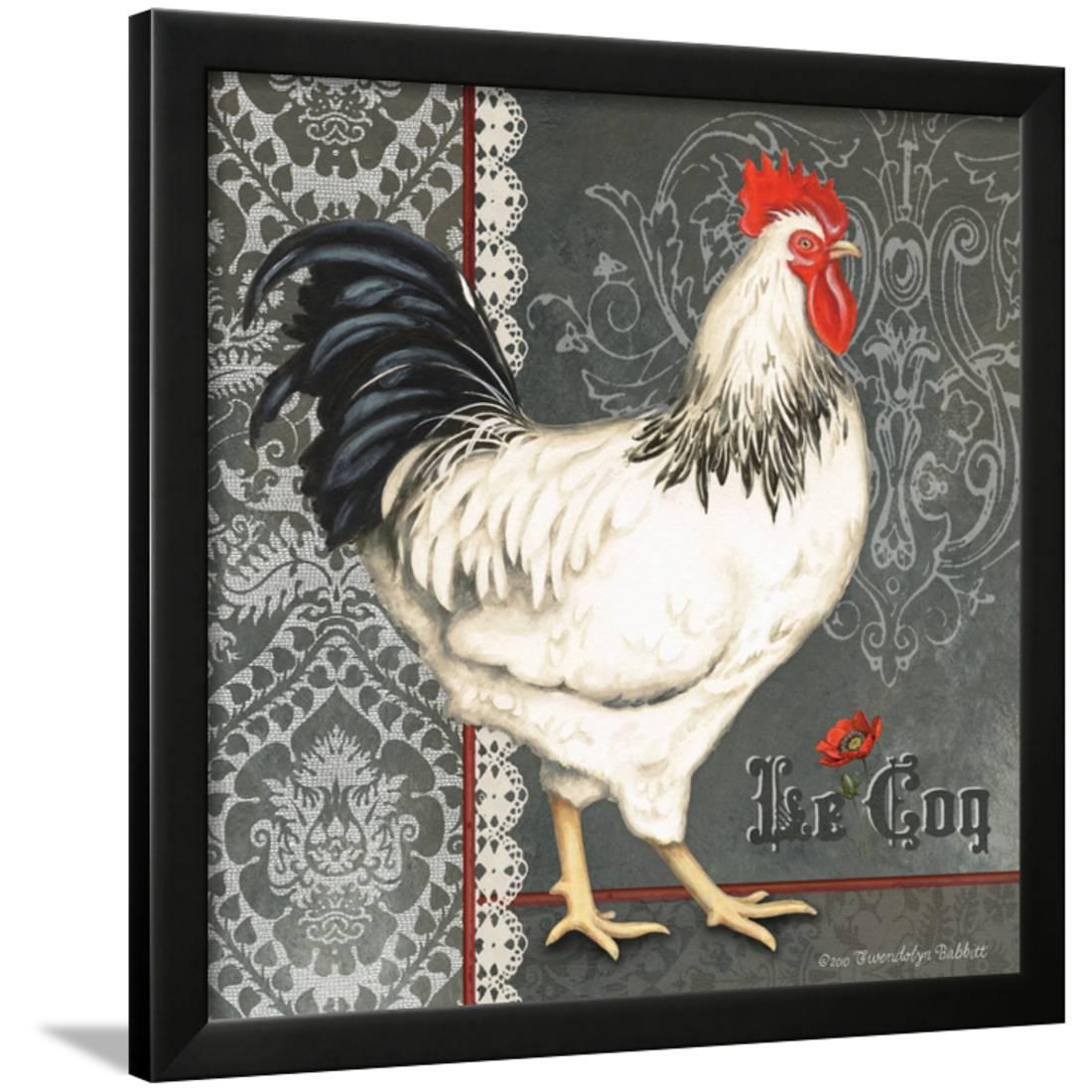 French Rooster I Framed Print Wall Art By Gwendolyn Babbitt Walmart