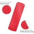 thumbnail image 4 of Fintie Remote Silicone Case for Roku Voice, Roku Express 4K+ 2021, Ultra LT Enhanced Voice, Express 3930, Premiere+ 3921, Streaming Stick+ Remote, Honey Comb Anti Slip Shockproof Cover, Red, 4 of 7