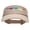 Khaki, variant on Striped Masks Embroidered Pro Style Cotton Twill Washed Visor - White OSFM