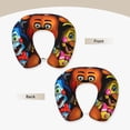 thumbnail image 4 of Lsque Five Nights At Freddy'S Print Travel Pillow Memory Foam - Head Neck Support Airplane Pillow U-Shaped Neck Pillow for Traveling, Car, Home, Office, 4 of 7
