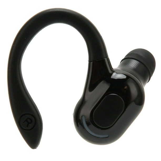 Auricular Inalámbrico De Negocios, Auricular De Un Solo Oído Negro IPX4 Diseño Ergonómico Impermeable Para Correr Para Conducir