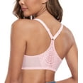 thumbnail image 5 of Curyon Racerback Front Close Bra Women's Underwire Unpadded Plus Size Bras,34DDD, 5 of 7