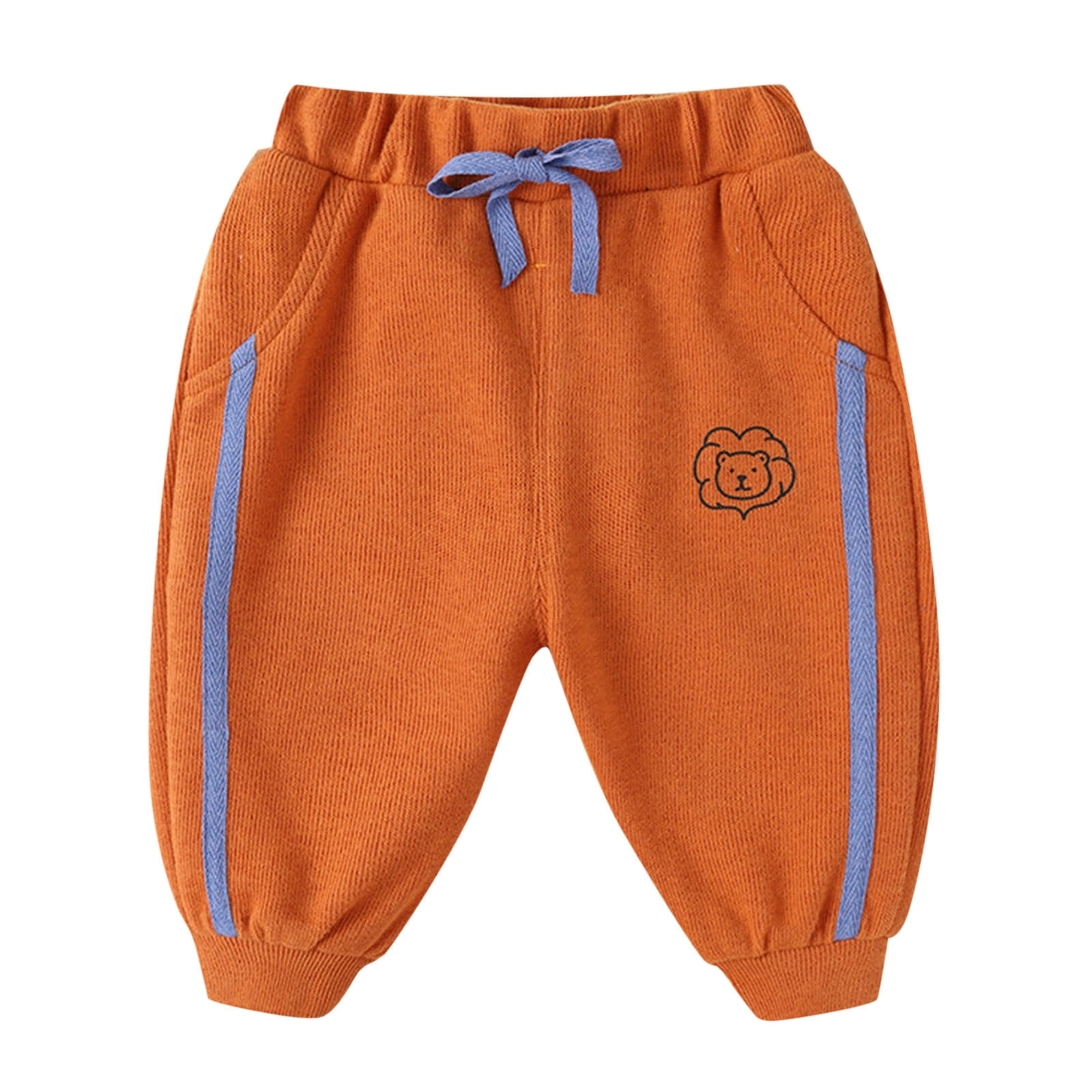 Mercatoo Baby Boys Cute Sweatpants Infant Cotton Harem Pants Toddler Active Joggers Pants Casual Athletic Toddler Fall Outfits
