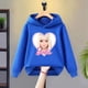thumbnail image 3 of Sudadera con capucha de forro polar con estampado de dibujos animados de Barbie para niña, sudadera Kawaii de manga larga, ropa para bebé, primavera y otoño, 3 of 5