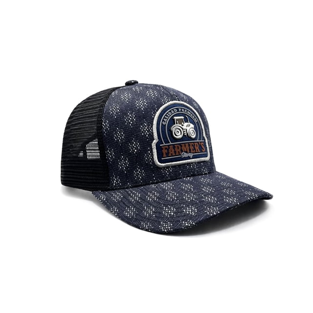 KNITE Gorra Farmer Truck Azul Trucker Hombre Ajustable Tractor Maquinaria Rancho