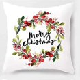 thumbnail image 5 of Merry Christmas Pillow Covers 20 x 20 Christmas Decor Trees and Truck White Farmhouse Throw Pillow Covers Cushion Case Set of 4,Christmas Decorations, 5 of 5