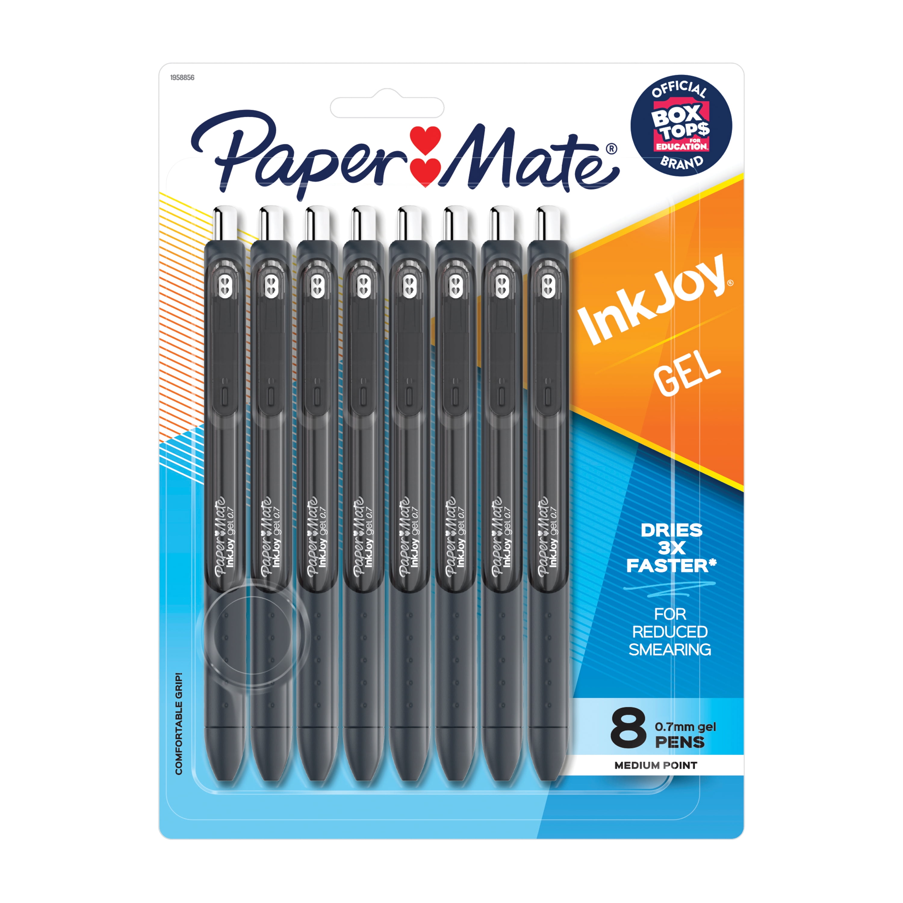 Paper Mate InkJoy GEL Pens Medium Point Black 10 Count 1951640 Dries 3x Faster for sale online 