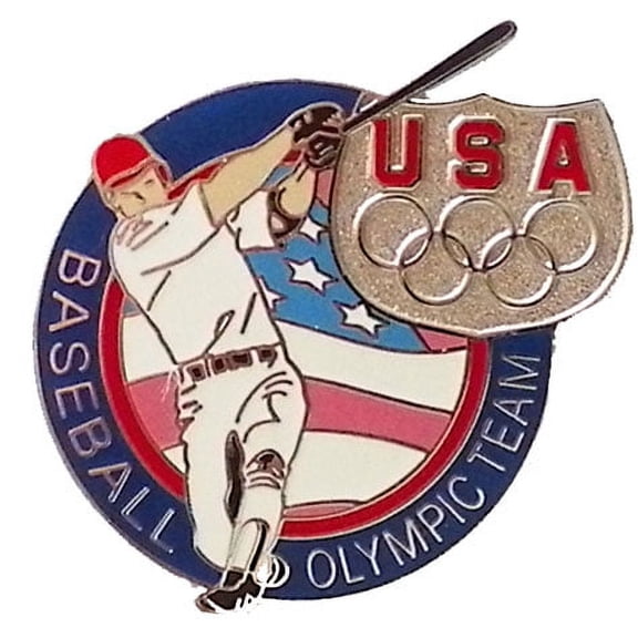 USA Olympic Team Athletes Baseball Pin