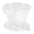 thumbnail image 2 of Transparent Reusable Coffee Dripper And Filters, Cone Shaped Portable Coffee Dripper Pure Flavor Maker Tool,Single Cup Coffee Brewer, 2 of 5