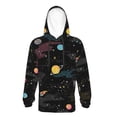 thumbnail image 6 of KLL Unisex Kids Boys Girls Hooded Pocket Pullover Hoodies-Galaxy, 6 of 6