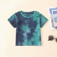 thumbnail image 4 of kpoplk Toddler Boy Summer Outfits 3T 4T 5T Dinosaur Print 2Pcs Short Sleeve Shirt and Elastic Shorts Clothes Set(Green,2-3 Y), 4 of 5