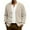 Beige004, variant on Cardigan Sweaters for Men Solid Color Long Sleeve V Neck Cardigan Loose Fit Warm Button Up Cardigan Sweaters Winter Trendy Knit Sweater Brown XL