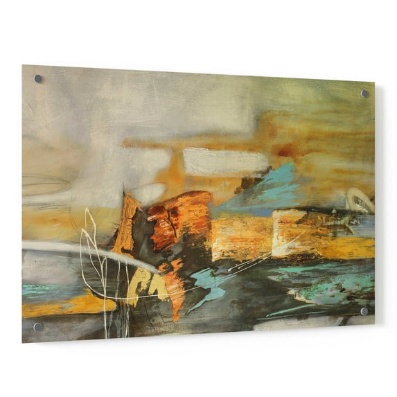 Epic Art 'Composicion II' by Gabriela Villarreal, Acrylic Glass Wall Art, 36"x24"