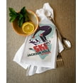thumbnail image 3 of Jackson Hole, Wyoming, Retro Skier (100% Cotton Tea Towel, Decorative Hand Towel, Kitchen and Home), 3 of 3