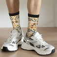 thumbnail image 6 of KLL Mushrooms And Rainbows Peace Print Cool Socks Men's Women's Crew Socks Funny Crazy Novelty Stockings, 6 of 6