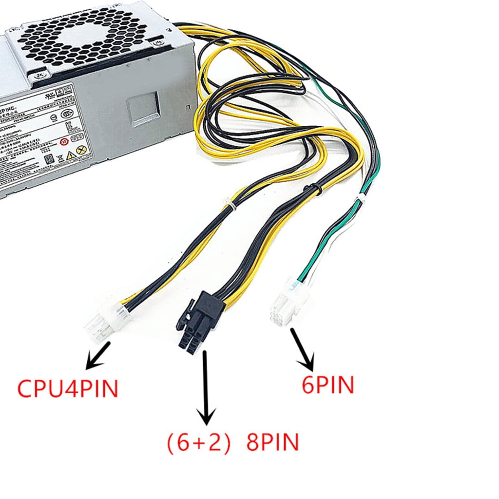 Tizuqe Efficient Desktop Computer Case Power Supply with Low Noise for PC Switching