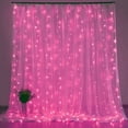 thumbnail image 3 of Cortina de hadas para ventana de dormitorio de Año Nuevo 2025, cadena de luces LED con control remoto, regalo de fiesta de Navidad, decoración navideña para el hogar 2024, 3 of 5