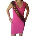 thumbnail image 2 of 60 & Fabulous Lace Sash - 60th Birthday Sash Black and Gold, 2 of 4