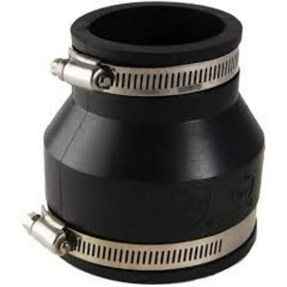 Avalon Rubber Flex Coupling Unparallel  2 x1-1/2" Tub Pipe Fittings & Couplers