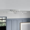 thumbnail image 4 of Aiwen LED Chandelier Modern White Acrylic Ceiling Lamp Flower Design Flush Mount Lighting For Living Room Dining Room Bedroom Foyer, 4 of 11