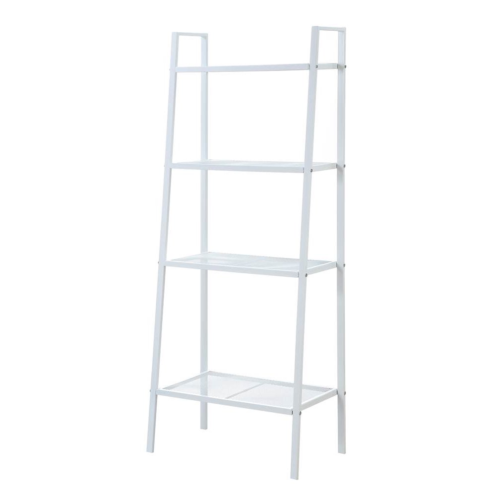 4Tier Metal Shelving in White
