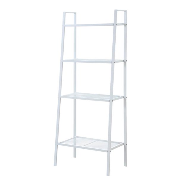 4Tier Metal Shelving in White