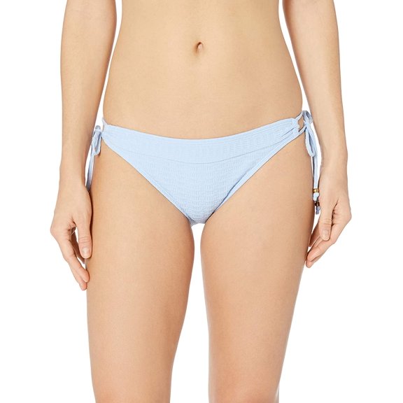 Lucky Brand Women's Loop-Side Bikini Swim Bottom Separates Swimsuit (L, Ocean)
