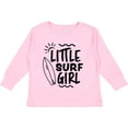 thumbnail image 3 of Inktastic Little Surf Girl with Surfboard Girls Long Sleeve Toddler T-Shirt, 3 of 5