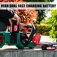 thumbnail image 2 of HYPERECHO 40V Cordless Hedge Trimmer 24in Electric Shrub Trimmer 1" Cutting Diameter, 2 of 7