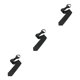 thumbnail image 4 of Qarigey Retro Narrow Tie Skinny Necktie Slim Pull Matching Rope Tie Smooth Full Neckwear Convenient for Bridegroom Party Dress Type1 NO1, 4 of 6