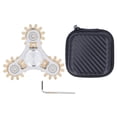 thumbnail image 2 of Hand , 4 Gear Linkage  Metal  Anti Stress Toy, Stacking Extendable   Autism Sensory ADHD Anxiety, 2 of 8